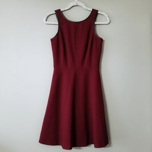 Gianni Bini red mini dress w/ black trim 2